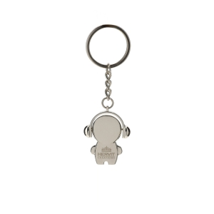 PORTACHIAVI MET.BIMBO C/CUFFIE 3X10CM
