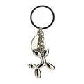 PORTACHIAVI MET.BALLOON DOG 3X10CM