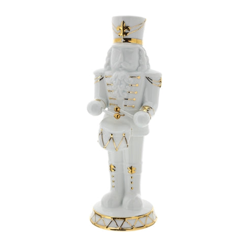 Soldatino Porcellana Bianca e Oro - 28cm