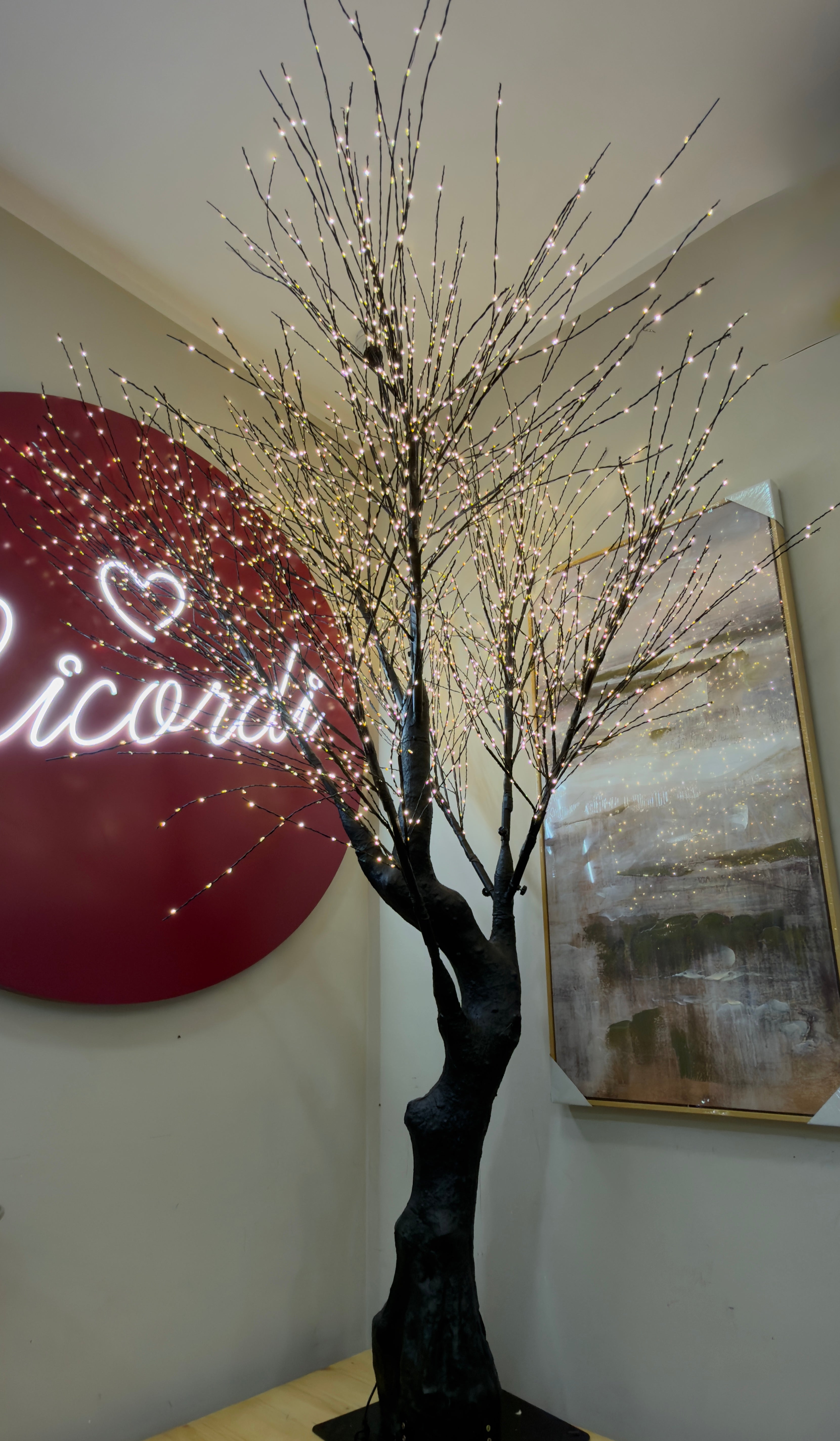 ALBERO LUMINOSO MARRONE