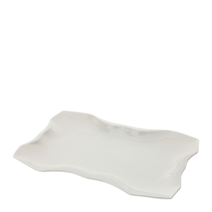 VASSOIO PORCELLANA 40X28XH3CM