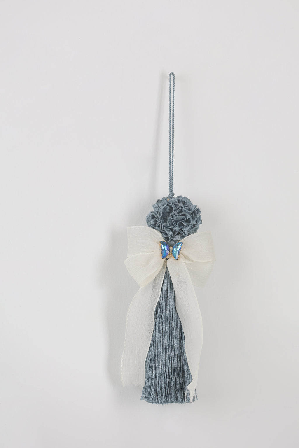 Nappa angioletto con applicazione farfalla H 16 cm