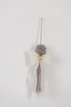 Nappa angioletto con applicazione farfalla H 16 cm
