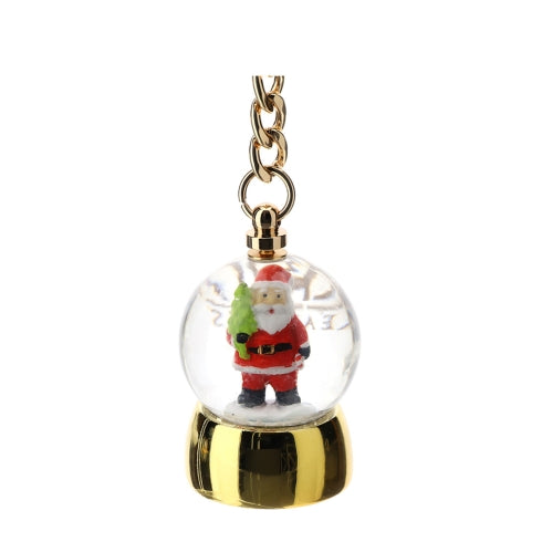 PORTACHIAVI PALLA ACQUA/NEVE BABBO DIA.3,5CM