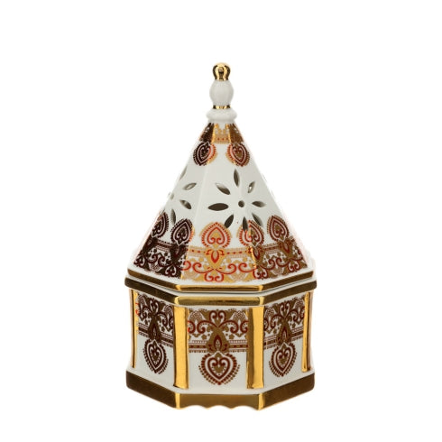 CONT.OTTAGONALE PORC.BYZANTIUM 13XH22CM