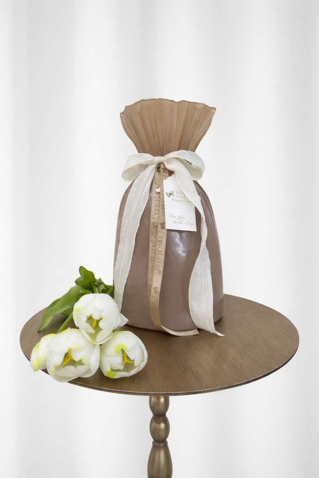 Vaso con tulipani Fiori di Lena