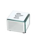 COFANETTO LEGNO/SPECCHIO 7X7XH5CM