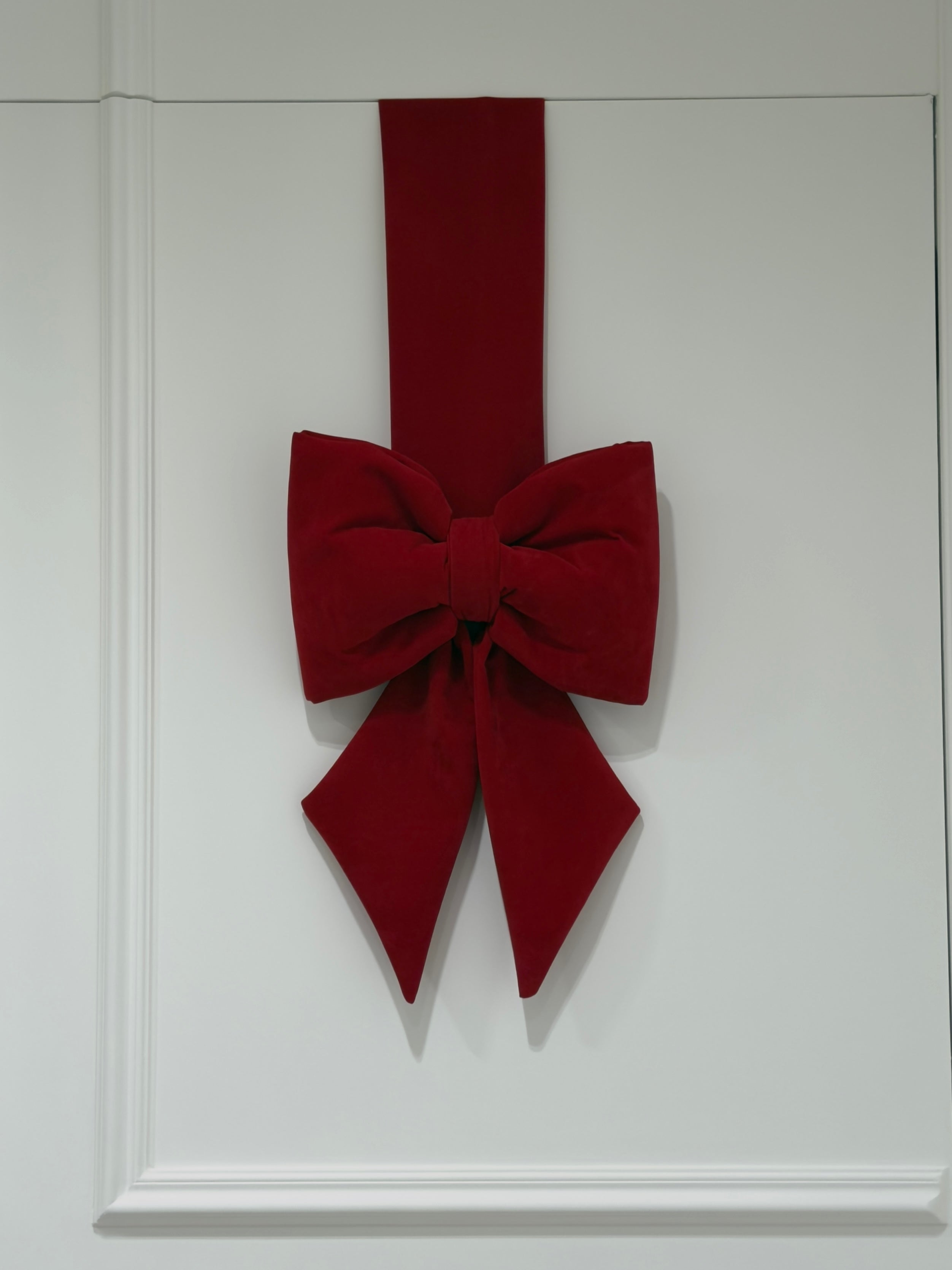 Fiocco fuori e dietro porta