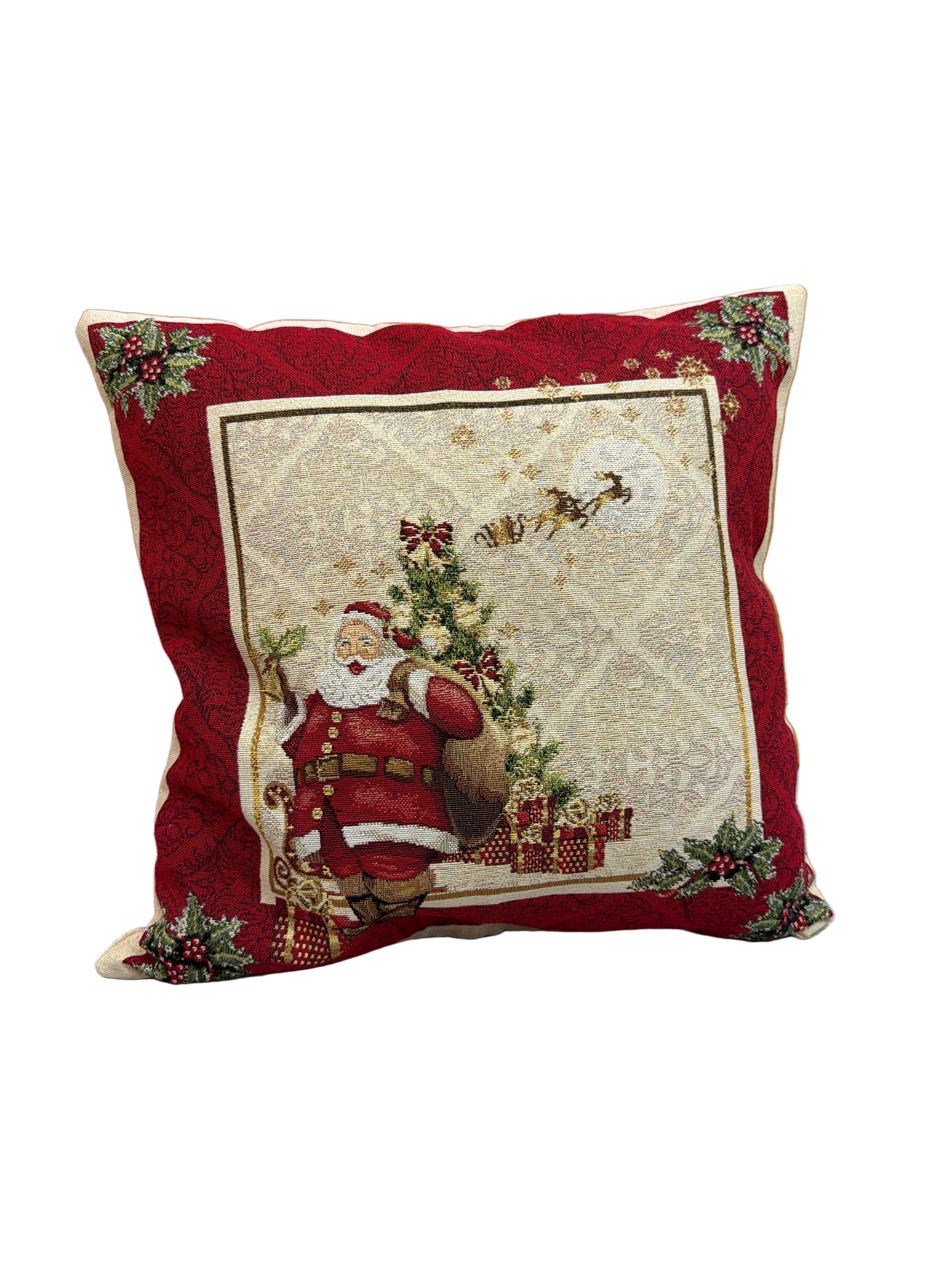 Cuscino in tessuto babbo Natale