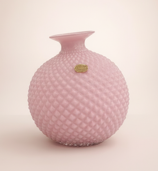 Vaso in vetro divina H23 Rosa
