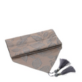 RUNNER JACQUARD FOLIAGE 33X180CM ROSA