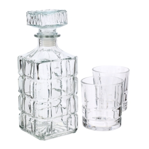SET HOUSTON BOTTIGLIA BRANDY+2 BICCHIERI