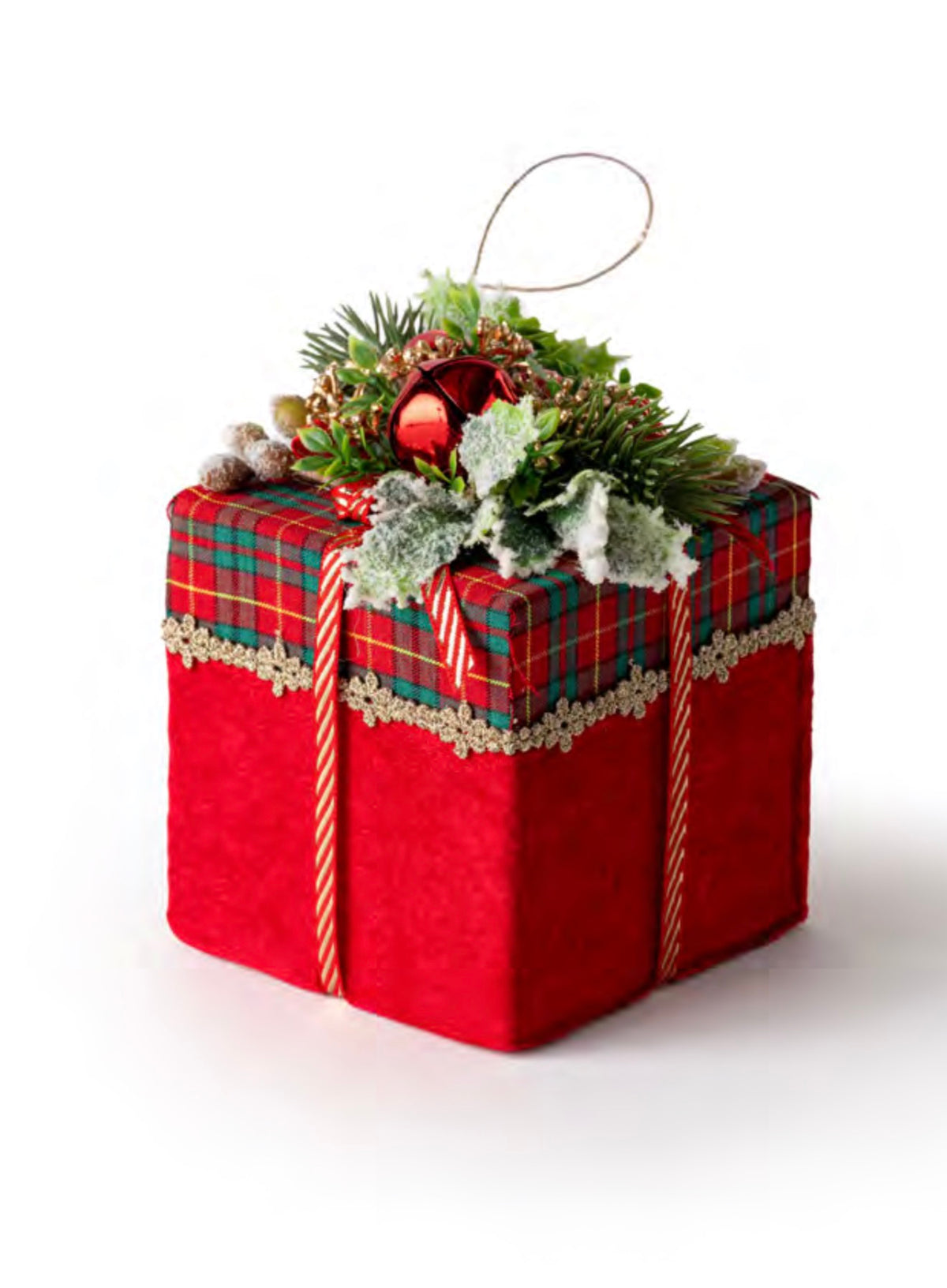 Pacco regalo decorazione 14 cm