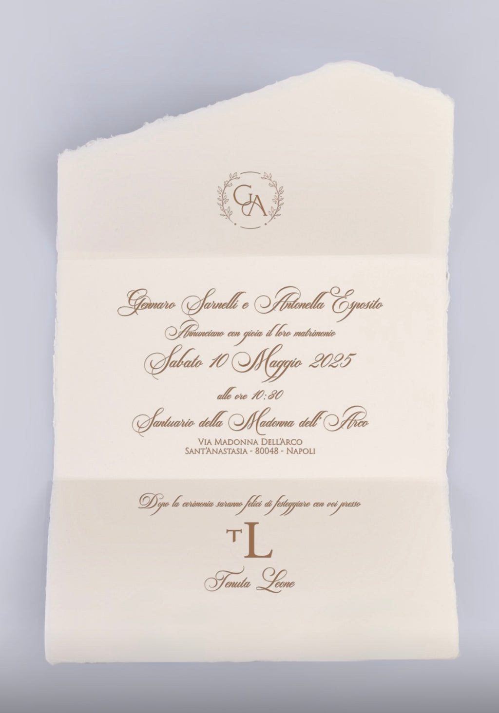Partecipazione asimmetrica in carta Amalfi