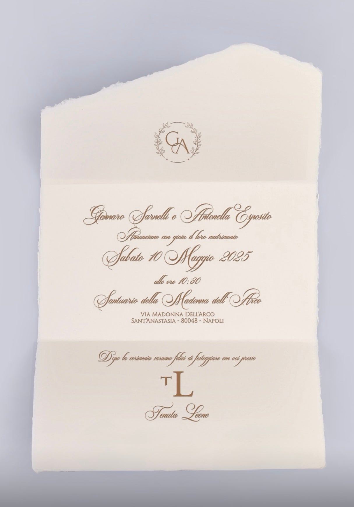 Partecipazione asimmetrica in carta Amalfi