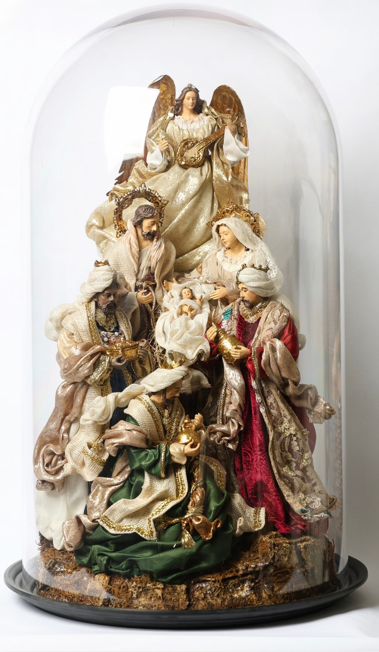 Presepe in campana Fiori di Lena