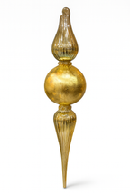 ADDOBBO PUNTALE IN VETRO 27X6CM