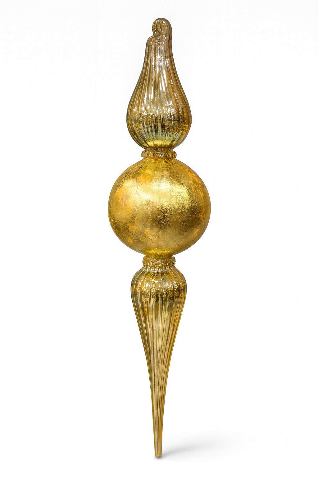 ADDOBBO PUNTALE IN VETRO 27X6CM