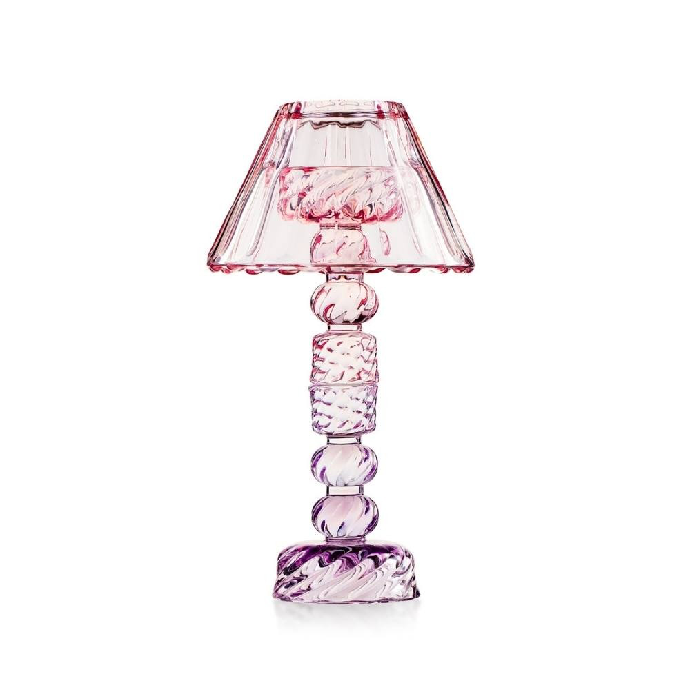 Candeliere gr con paralume Cipria