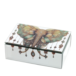 COFANETTO LEGNO/SPECCHIO 15X10X5CM