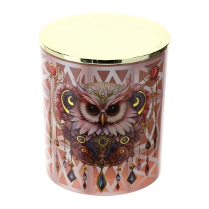 CANDELA CIVETTA ANIMALGEM DIA.9XH10CM