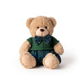 Peluche vestito e spilla 30 cm blu