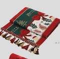 Runner Natale Rosso/Verde 33X180Cm