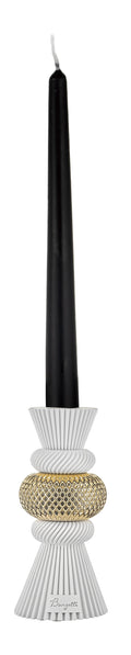 P.Candele Modular H.15 Bianco-Oro