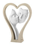 Coppia Cuore Alta Visi H18 Nocciola