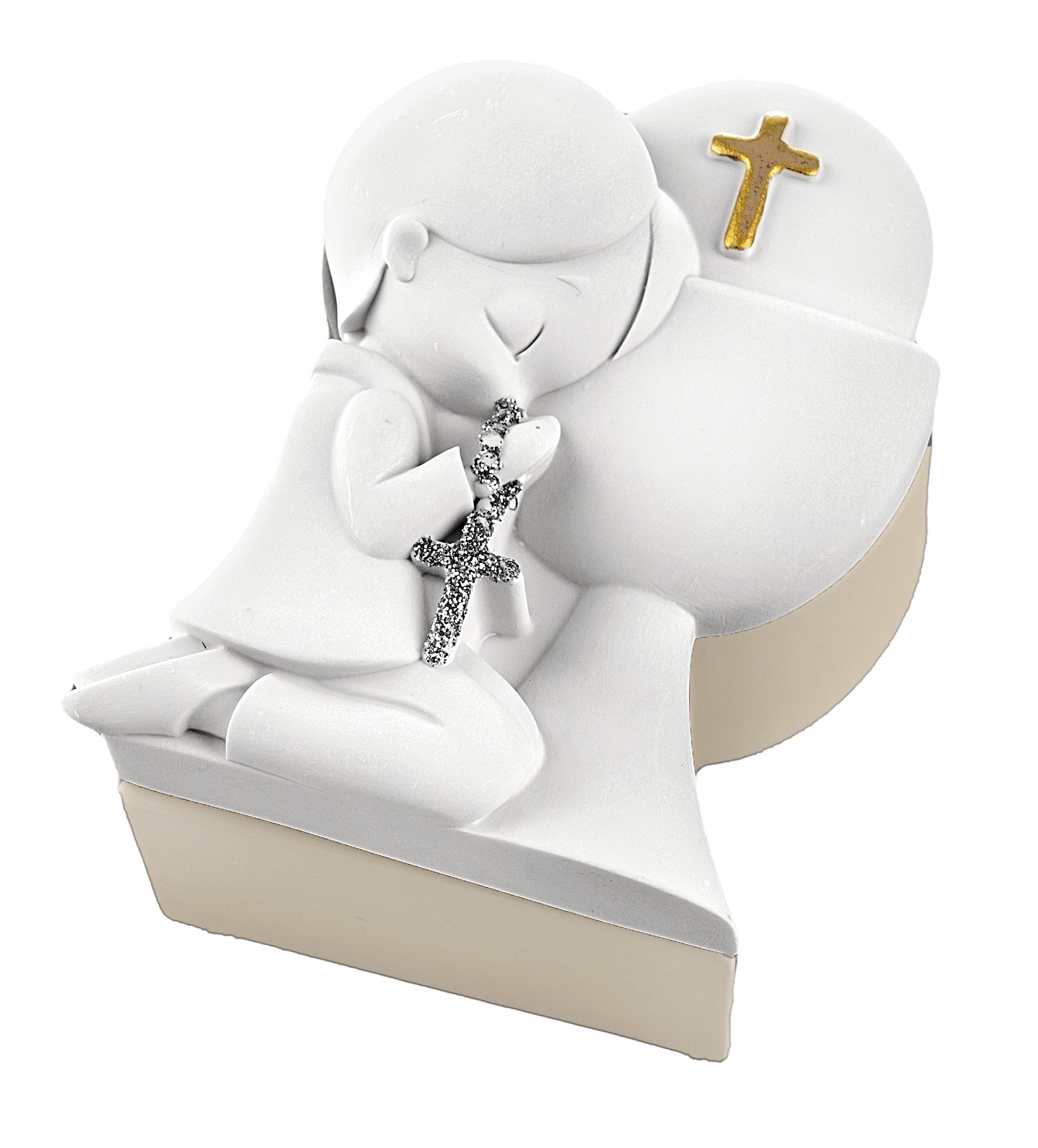 Scatolina Comunione Bimbo 8X6 Nocciola