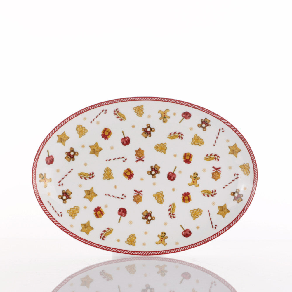 Vassoio Ovale Sweet Natale Weissestal