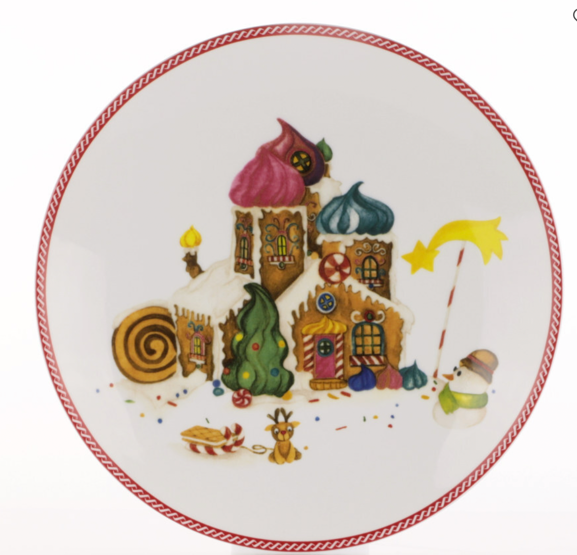 Piatto Panettone Meringa Sweet Natale