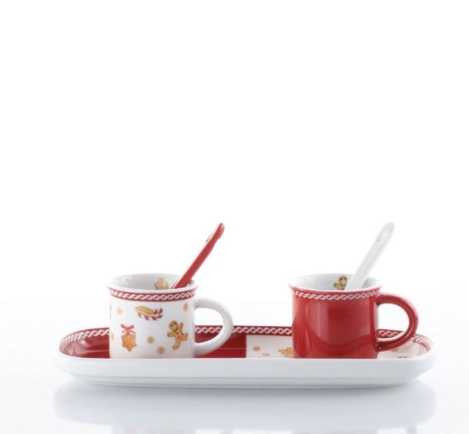 Set Caffe Tete a tete 5pz Sweet Natale