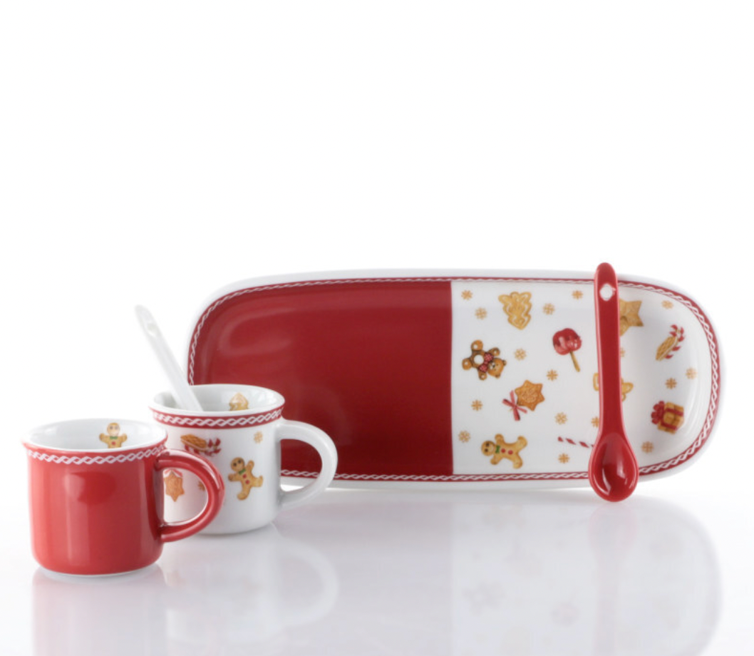 Set Caffe Tete a tete 5pz Sweet Natale