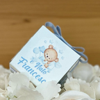 Scatolina 5x5 con fiocco alla francese