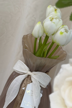 Vaso con tulipani Fiori di Lena