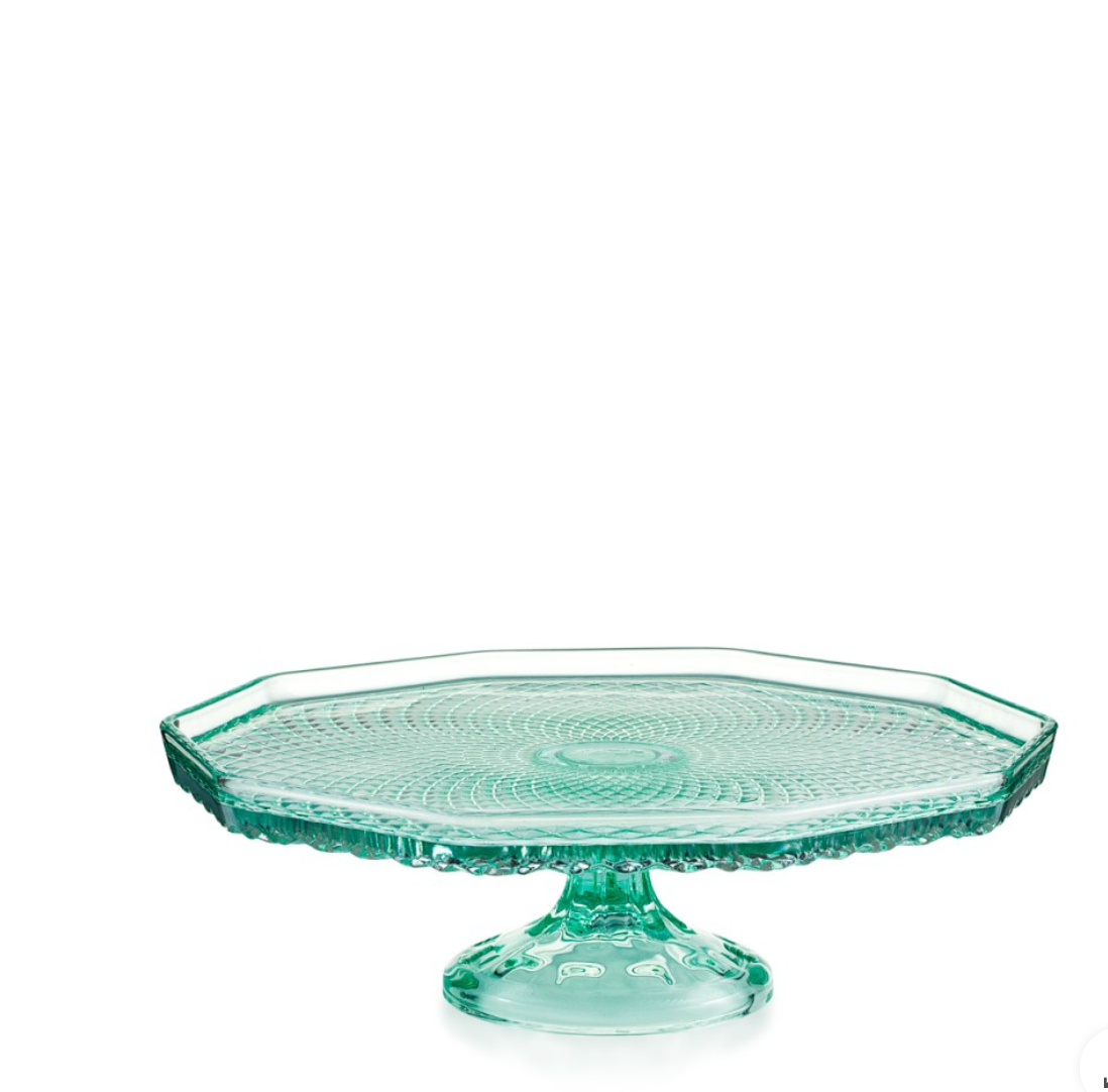 Alzata Piana PC 19,5x19,5x1,5 Verde