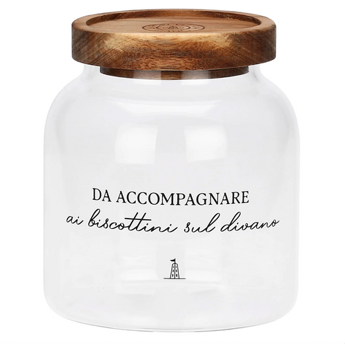 Barattolo Tisana, I Garbati - Vetro Borosilicato, 800 ml