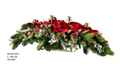 Candeliere 4 fiamme peonie 90 cm