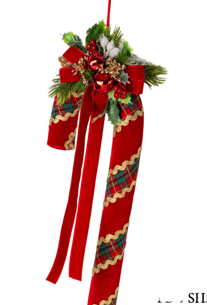Candy cane natalizia 21 cm