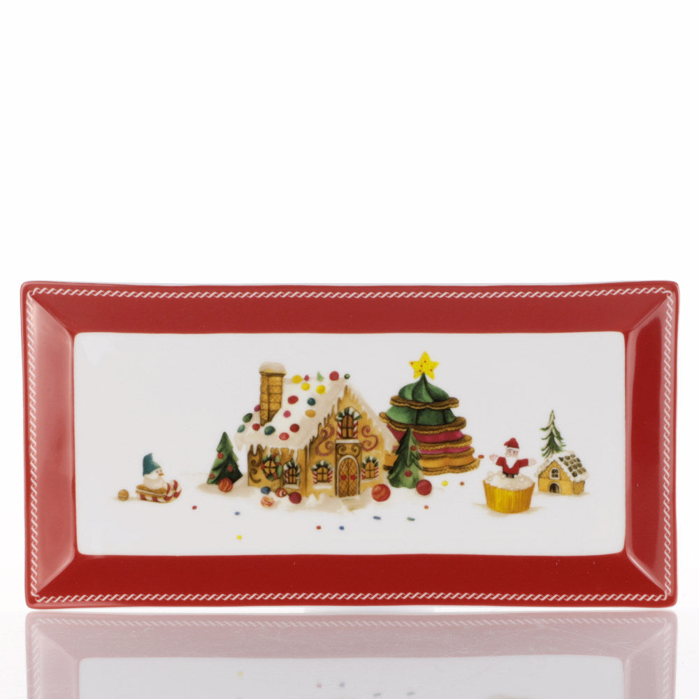 Vassoio Rettangolare Sweet Natale Weissestal
