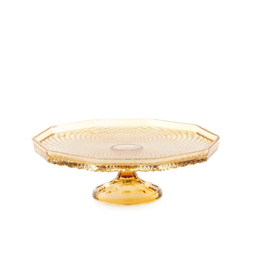 Alzata Piana GR 25,5x25,5x2 Ambra