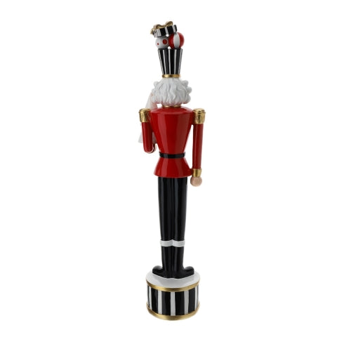 SOLDATINO FANCY RESINA H45CM ROSSO/NERO