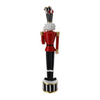 SOLDATINO FANCY RESINA H45CM ROSSO/NERO