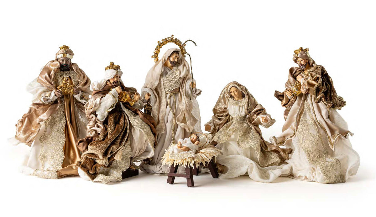 Presepe 6 pezzi 36 cm