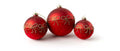 Glass ball ornament rosso 10 cm