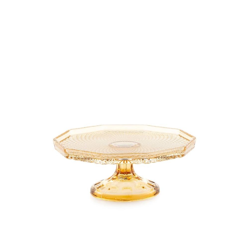 Alzata Piana PC 19,5x19,5x1,5 Ambra